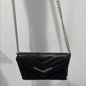 Elegant Black Quilted Shoulder Bag